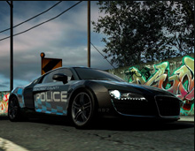 Need for Speed: World - Ключ на аренду Audi R8 Cop Edition